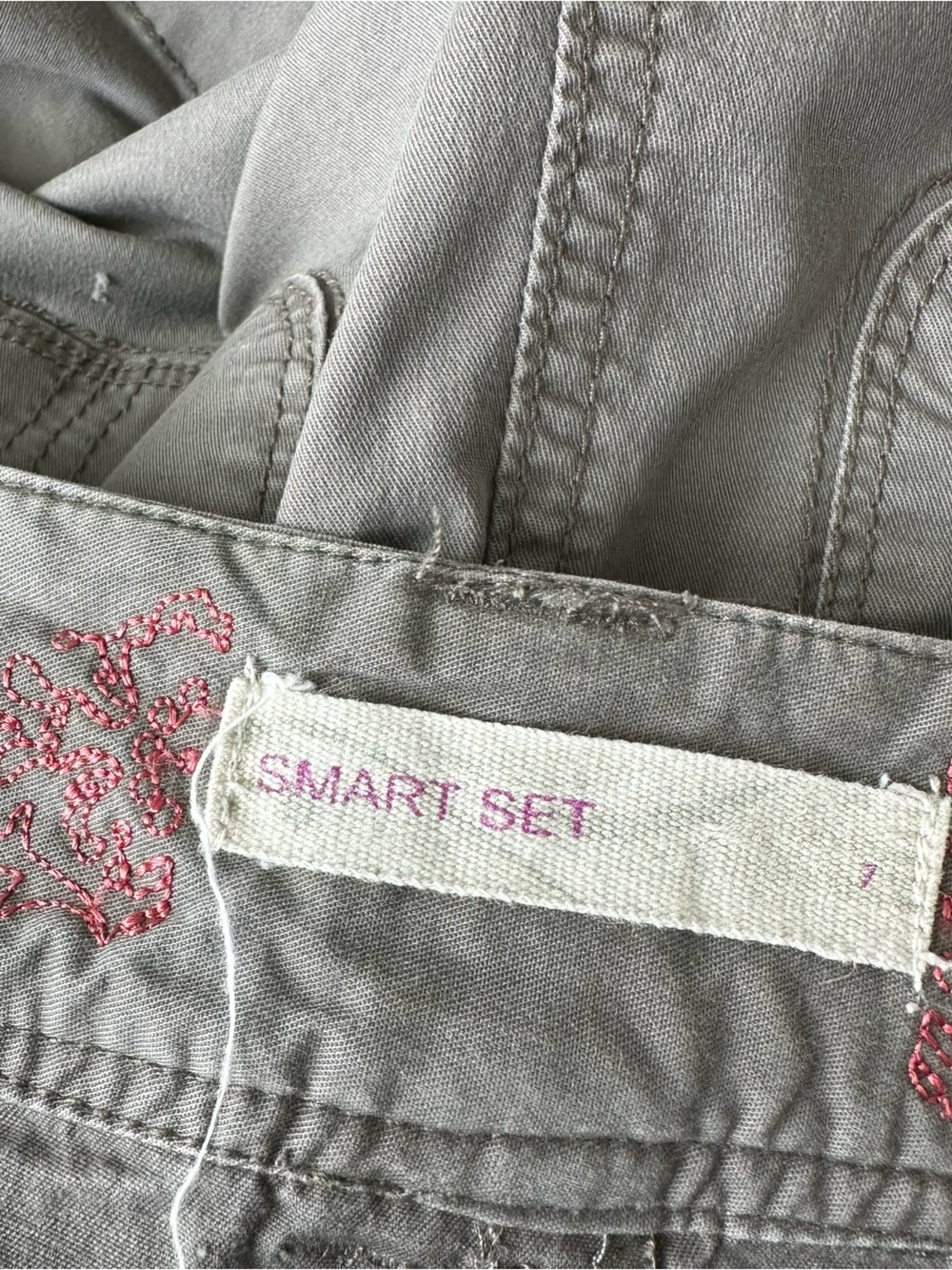 Smart Set Cargo Utility Mini Skirts Low Rise - Picture 8 of 9
